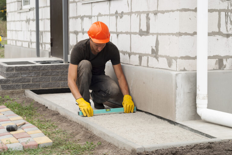 Sidewalk Block Installation Calgary